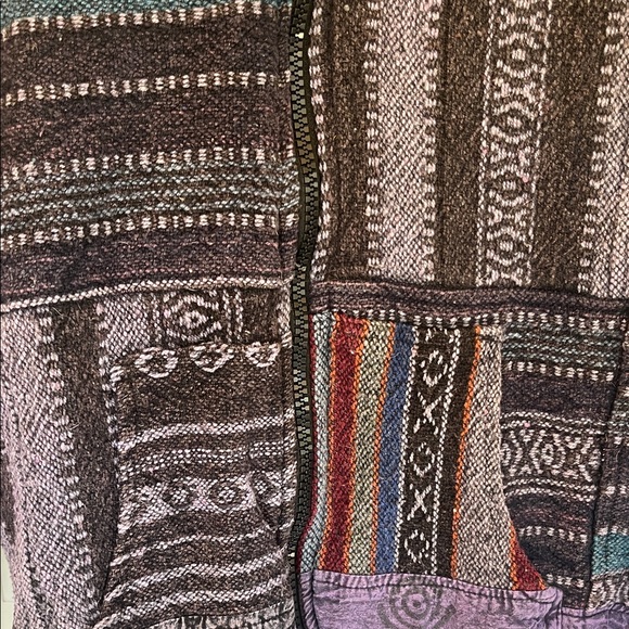 Multicolor Patchwork Utility Jacket - Picture 2 of 4